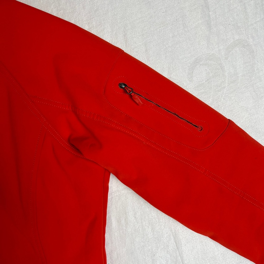 Marmot Women's Red Full Zip Softshell Jacket Size… - image 4